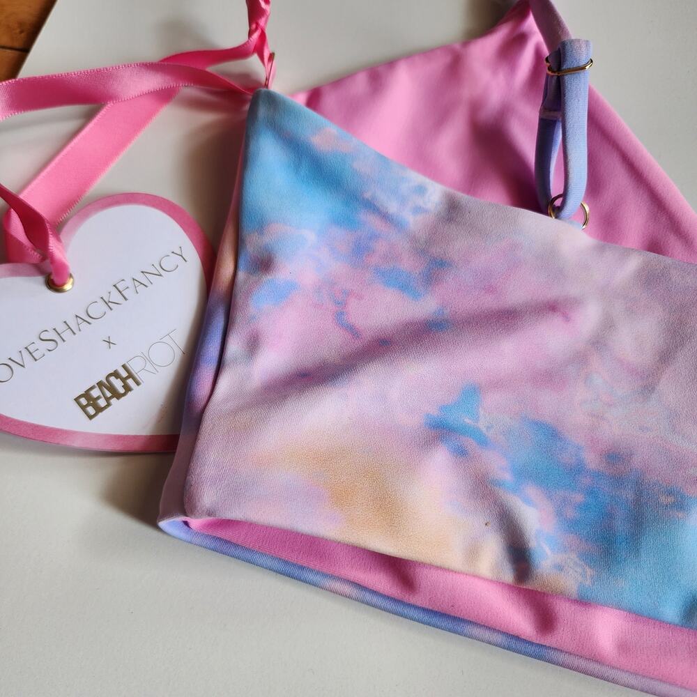 LoveShackFancy X Beach Riot Georgia Top Size Small New - Picture 5 of 11